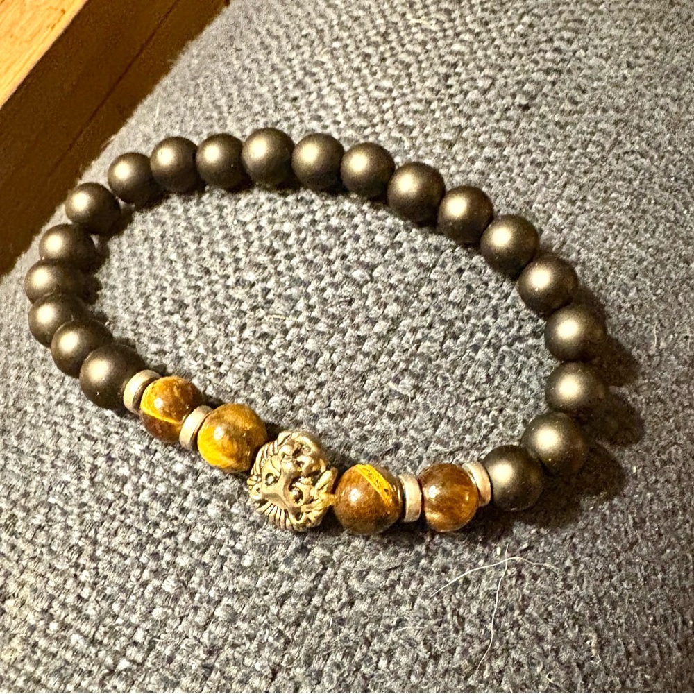 Men’s Tiger Eye Healing Stone Bracelet